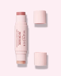 WANDER BEAUTY On-the-Glow Blush And Illuminator - Bare Makeup & Tools