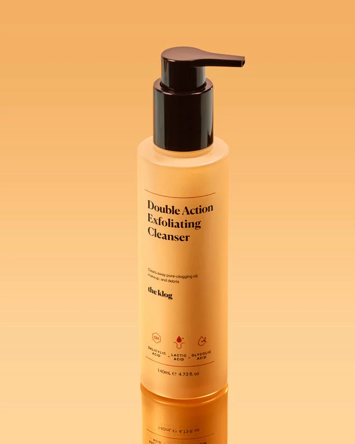 The Klog Double Action Exfoliating Cleanser Double-Cleanse