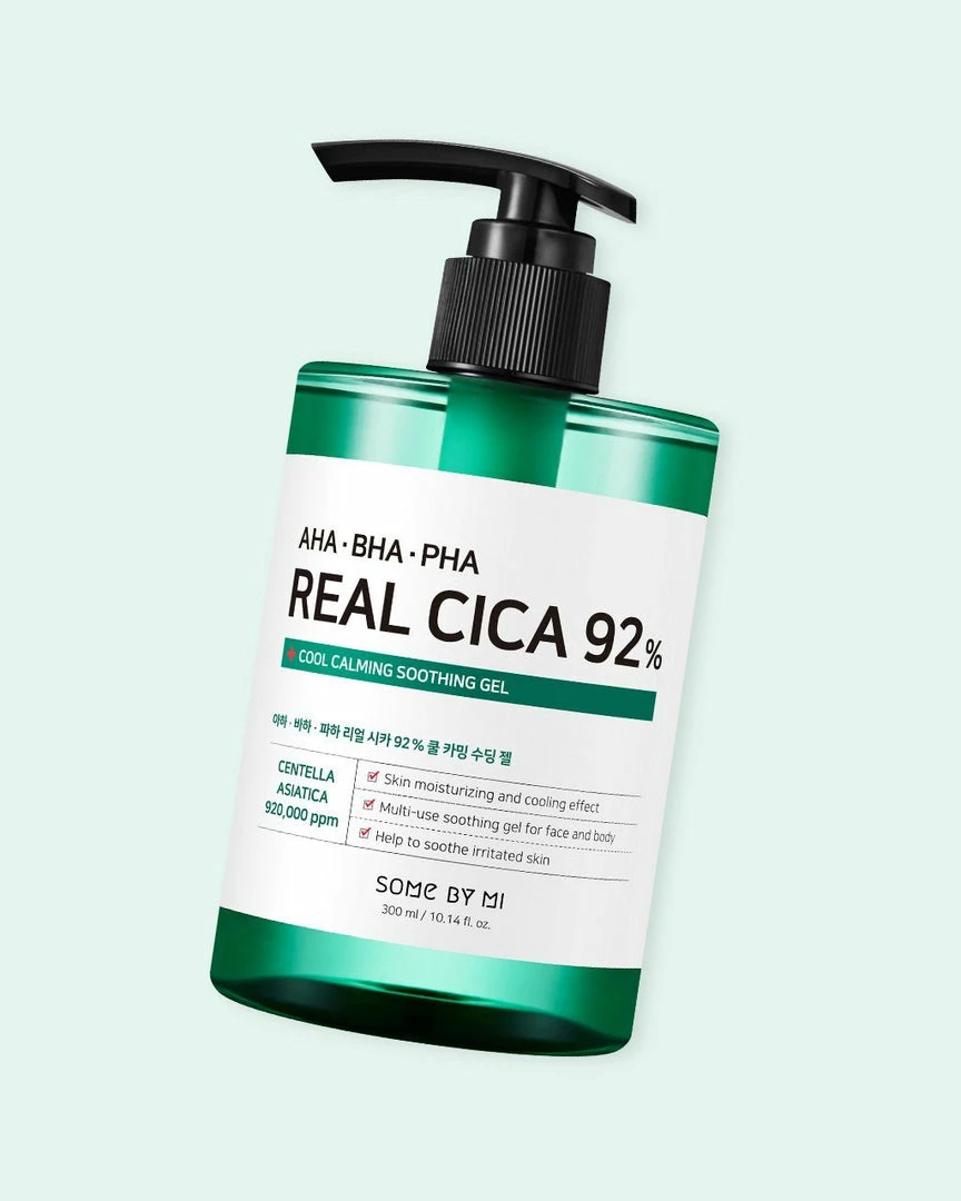 SOME BY MI Oily AHA-BHA-PHA Real Cica 92% Cool Calming Soothing Gel