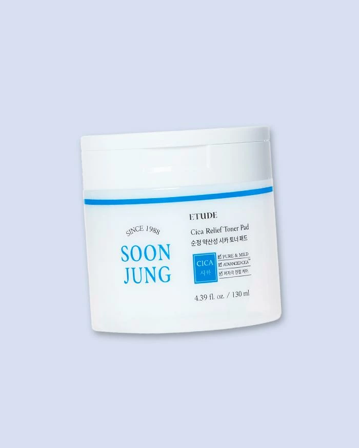 ETUDE HOUSE Oily SoonJung Cica Relief Toner Pad