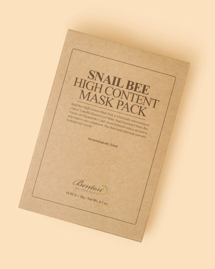 BENTON Normal Snail Bee High Content Mask Pack (Box Of 10)