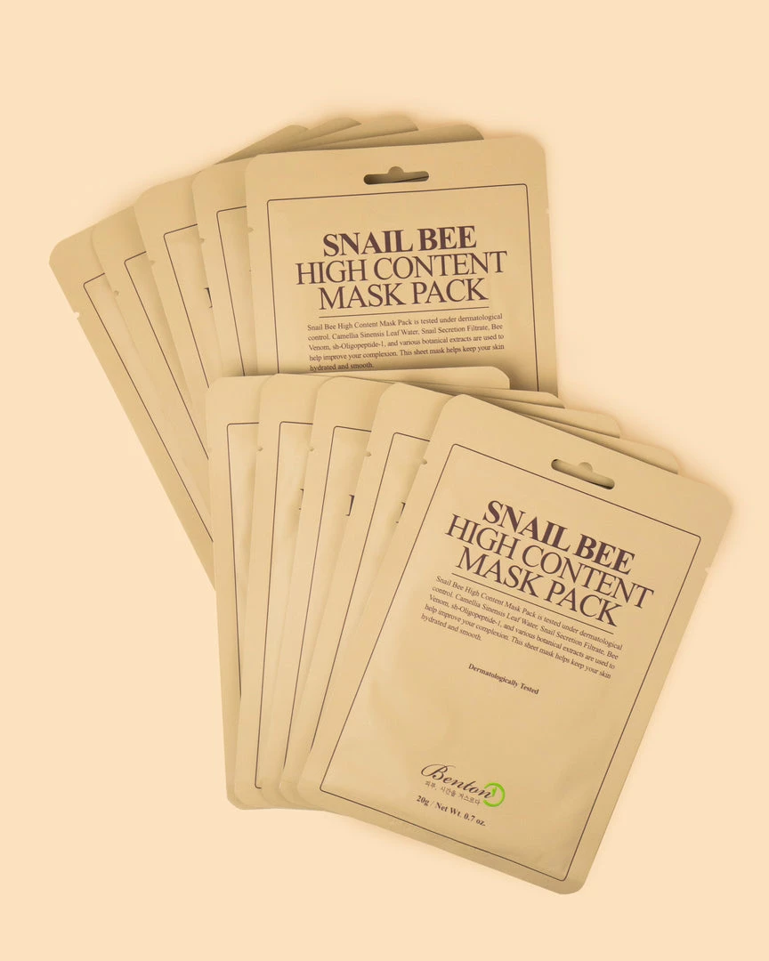 BENTON Normal Snail Bee High Content Mask Pack (Box Of 10)