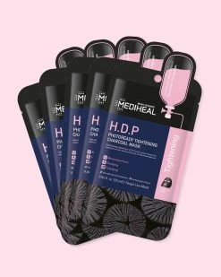 MEDIHEAL H.D.P Photoready Tightening Charcoal Mask (5 Pack)