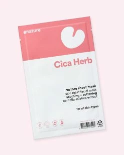 ENATURE Cicaherb Restore Sheet Mask Redness