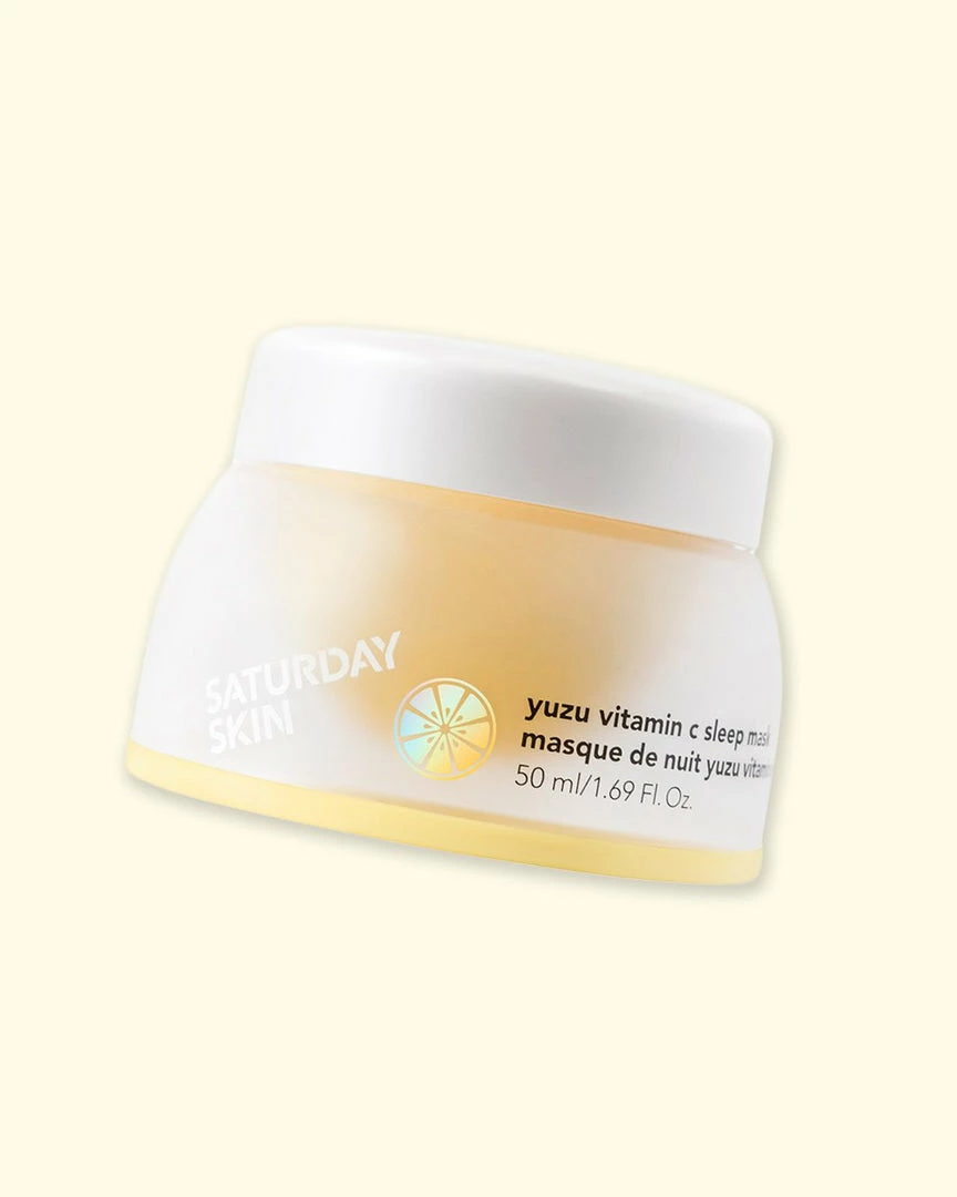 SATURDAY SKIN Yuzu Vitamin C Sleep Mask Dry