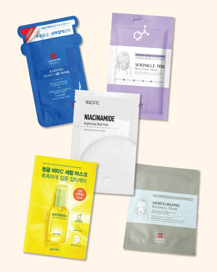 SOKO GLAM Anti-Aging Sheet Mask Set Anti-Aging / Wrinkles